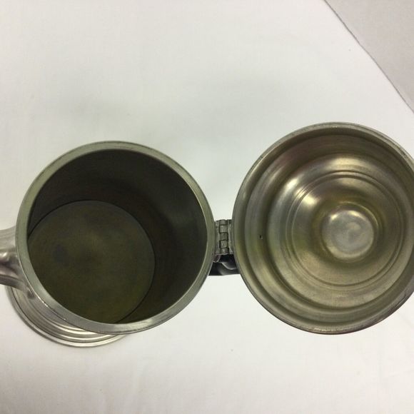 LEONARD ANTIQUE COFFEE/TEA KETTLE ENGLISH PEWTER HANDMADE IN SHEFFIELD E… - Picture 3 of 10